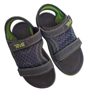 Teva Psyclone XLT toddler 9 blue green boy unisex water outdoor sandal